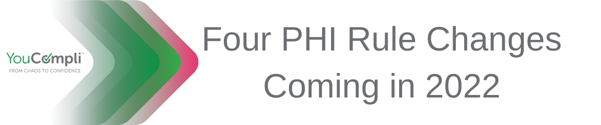 Four PHI Rule Changes Coming in 2022