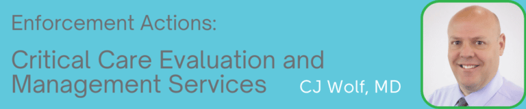 Critical Care Evaluation and Management Services (EMS)
