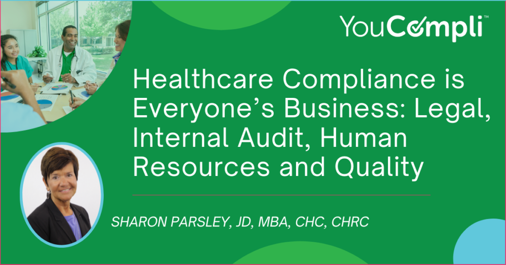 healthcare compliance business, sharon parsley