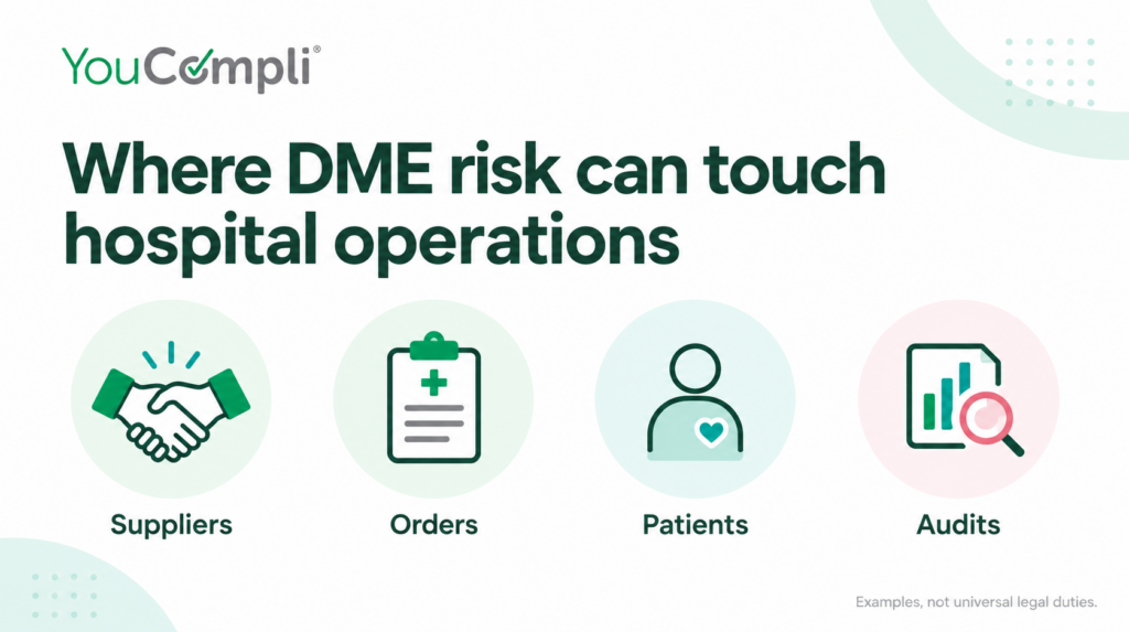 Where DME Risk Touches Hospital Operations